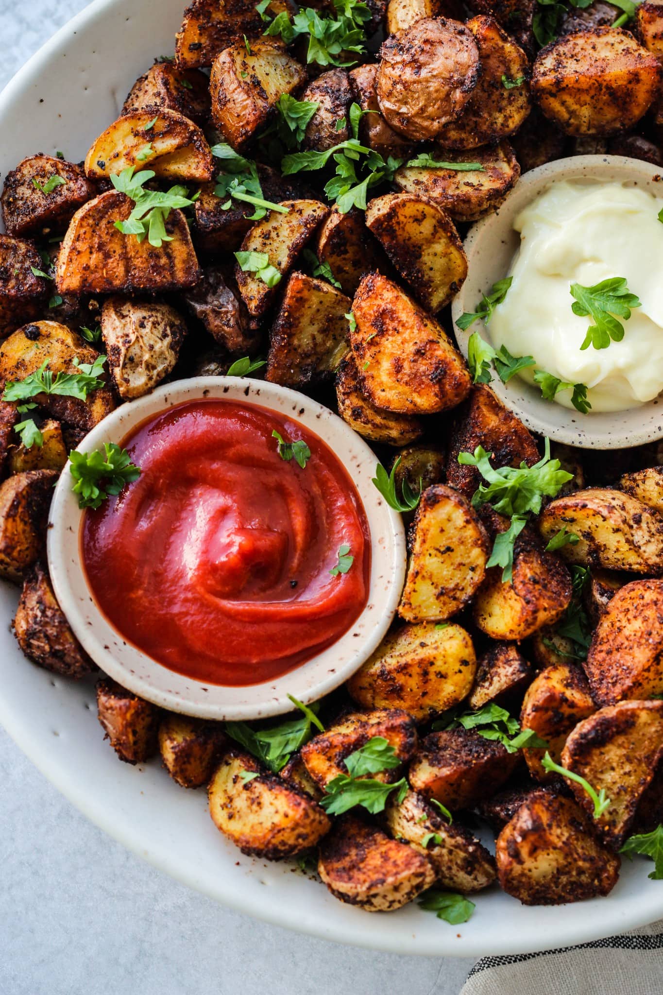 Crispy Roasted Potatoes With Chili & Paprika | Walder Wellness, Dietitian