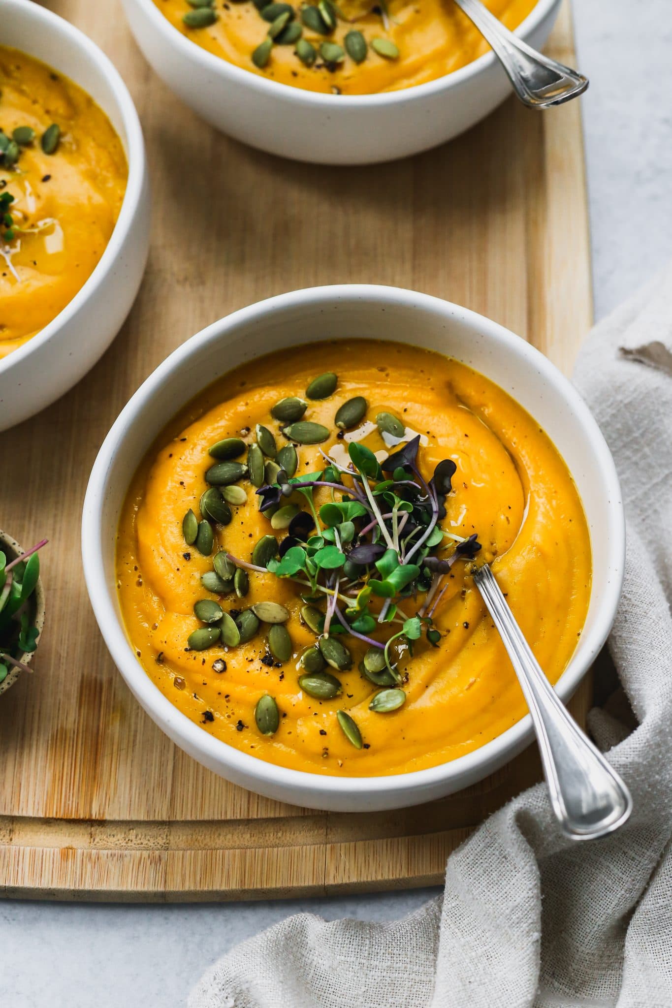 Nourishing Butternut Squash & Pear Soup (Vegan) | Walder Wellness, RD