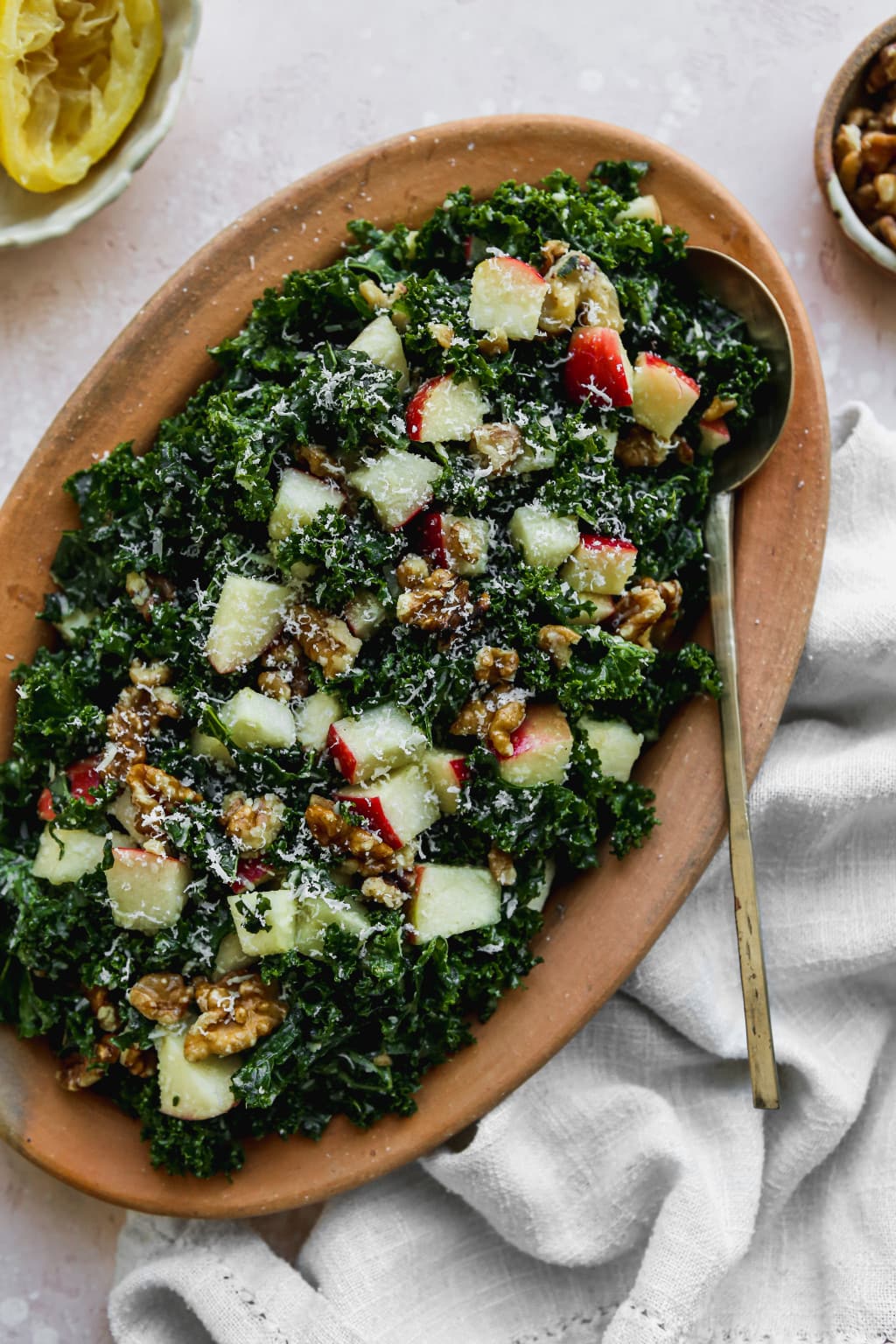 Simple Kale Apple Walnut Salad | Walder Wellness, Dietitian (RD)