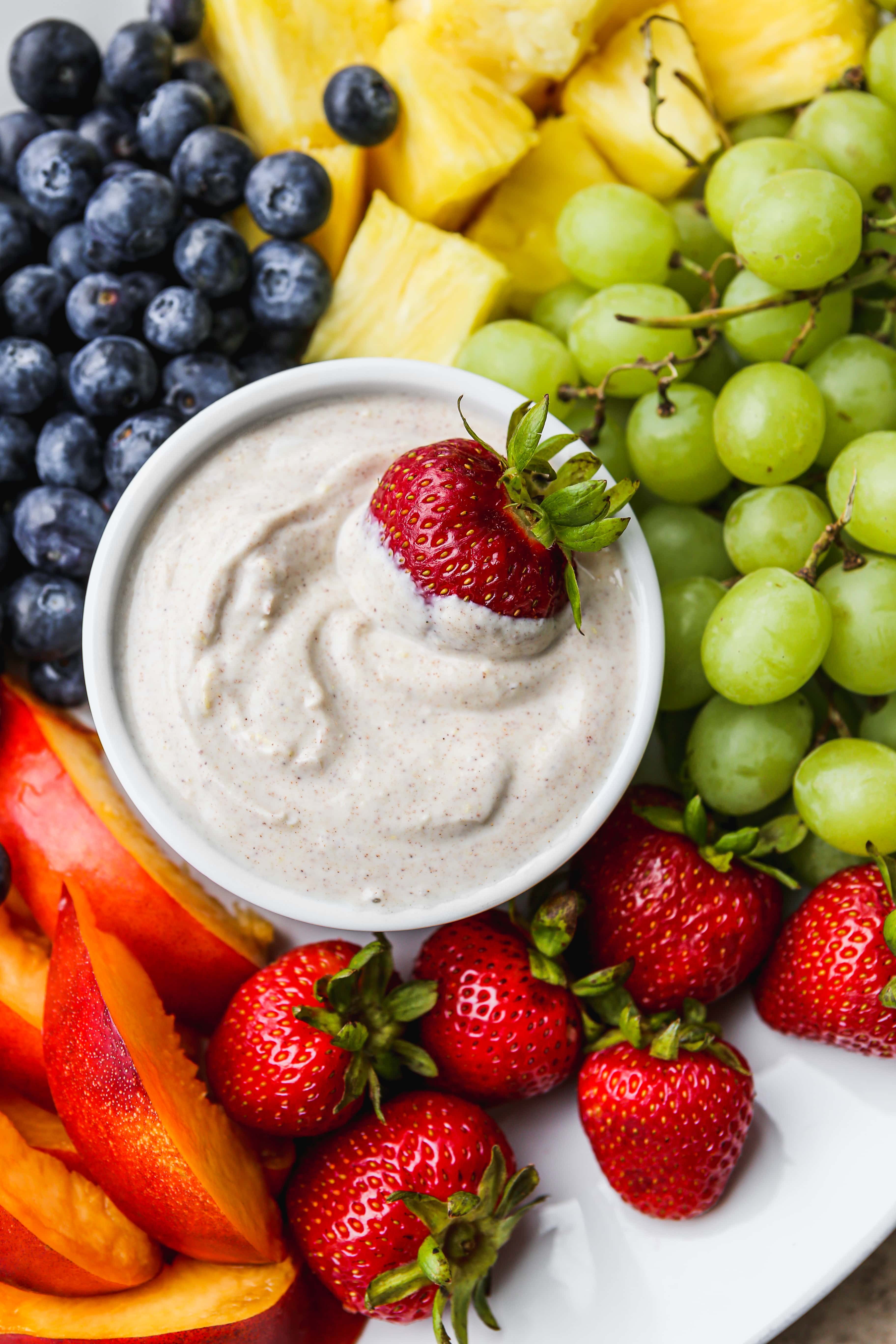 5-Minute Healthy Yogurt Fruit Dip | Walder Wellness, RD