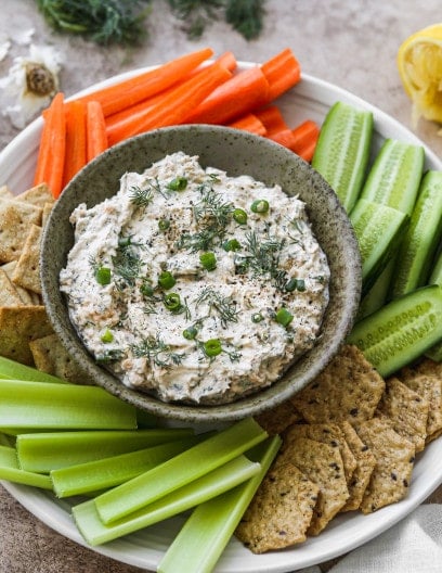 Canned Salmon Dip With Cream Cheese | Walder Wellness, RD