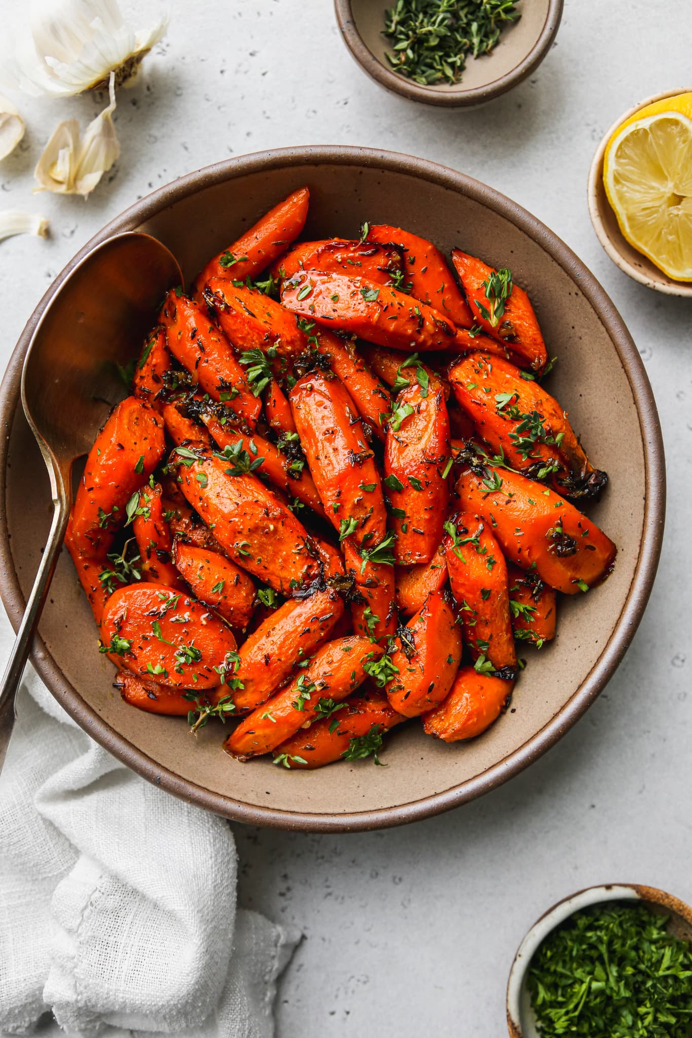 Simple Honey Roasted Carrots (Oven 400F) | Walder Wellness, RD